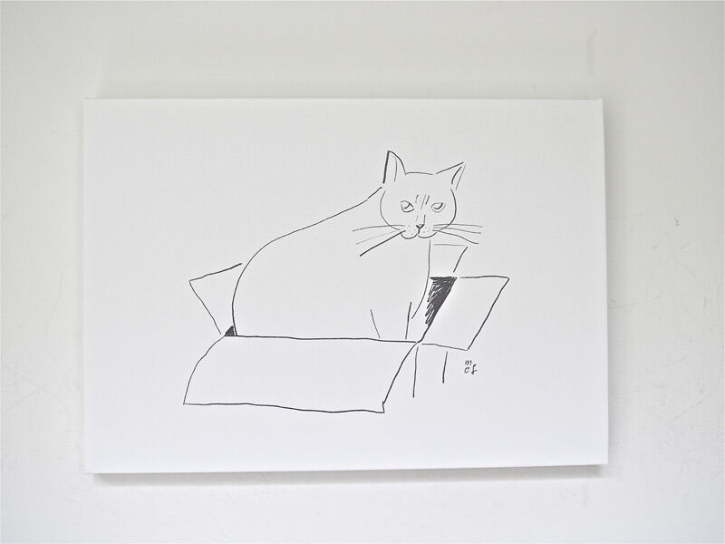 落合恵の猫イラスト「Domestic Cat 01」