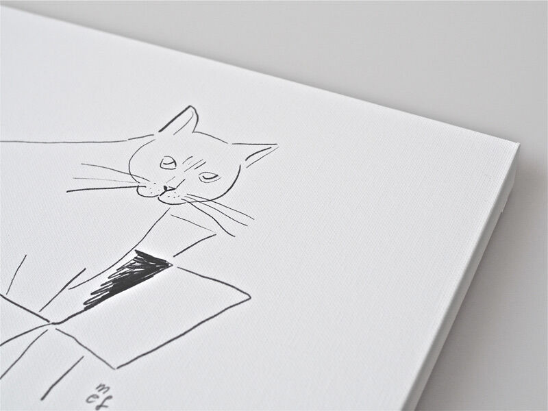 落合恵の猫イラスト「Domestic Cat 01」拡大イメージ