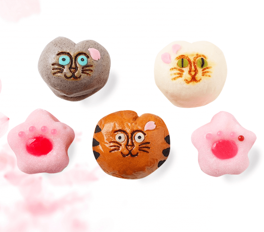 猫饅頭ページ ラスク2個入り猫GIFT（紙袋付き） | CAT & BAKES 9456