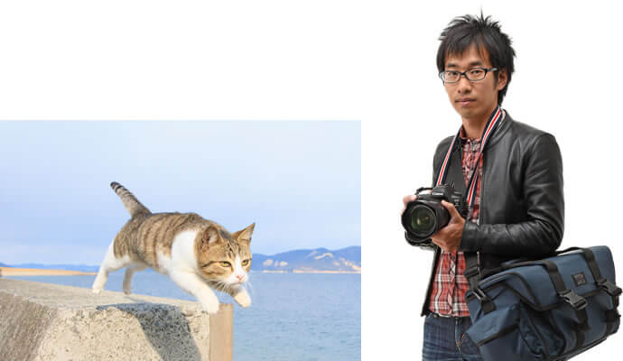 飛び猫の撮影者、猫写真家の五十嵐健太