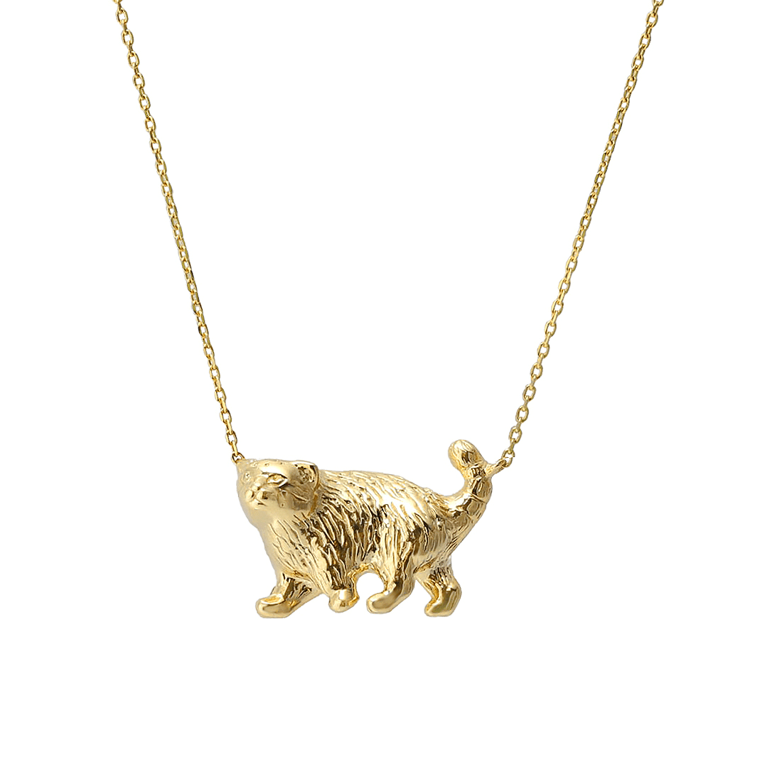 マヌルネコのゴールドネックレス by ヴァンドームブティックの旭山動物園コレクション