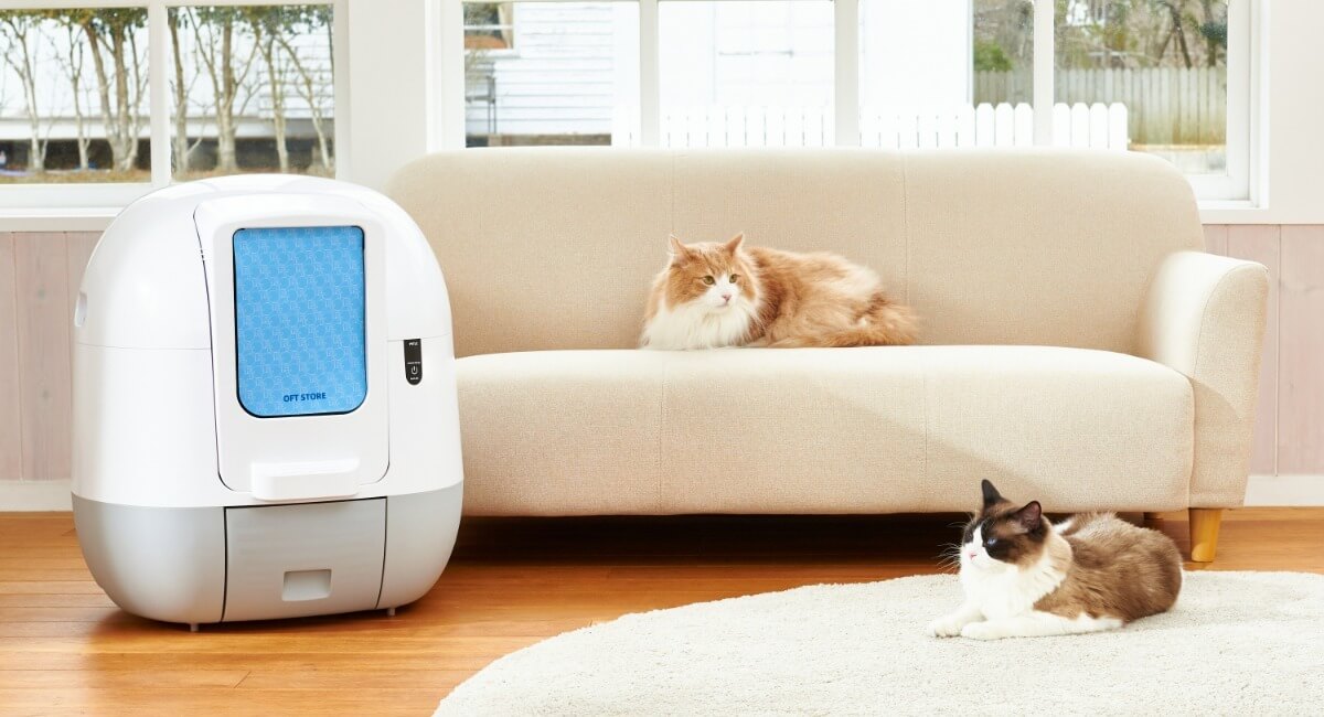静音性・消臭力に優れた自動猫トイレ『PETJC Plus（ペットジェーシー プラス） 』製品イメージ