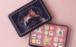 パッケージには貫禄たっぷりのネコもデザイン♪ 伝統銘菓のラムネに猫をプリントした和菓子が登場