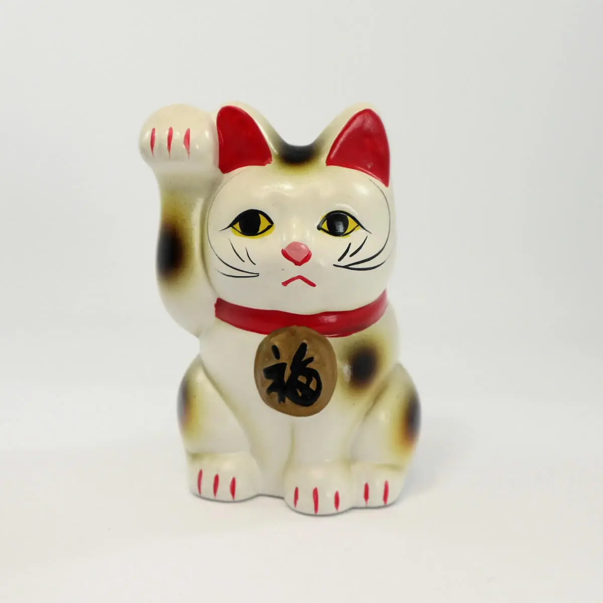 招き猫 陶器製フィギュア Amazon.co.jp: 大型招き猫、11インチの陶器製招き猫、手を振る