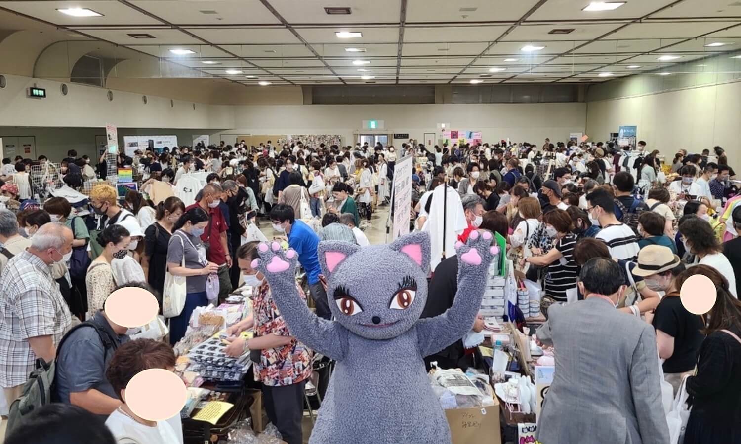猫イベント「にゃんだらけ」名古屋会場での開催風景