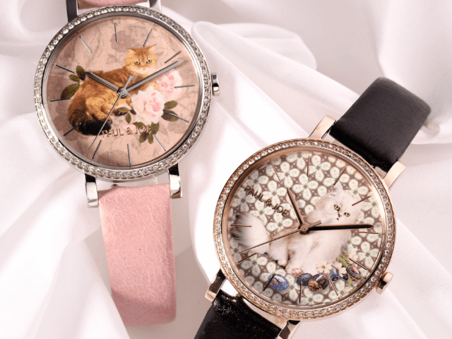 19世紀末のパリを彷彿させるゴージャスな猫腕時計、ポールアンド ...