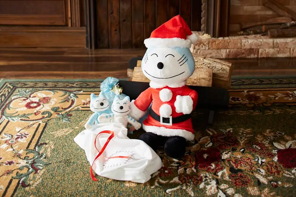 Xmasプレゼントにピッタリにゃご！「11ぴきのねこ」がサンタクロース姿