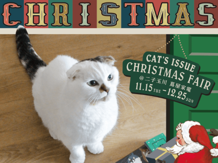 ネコ愛あふれる企画や商品に心もほっこり♪ キャッツ・イシューのクリスマスフェアが蔦屋家電で開催中