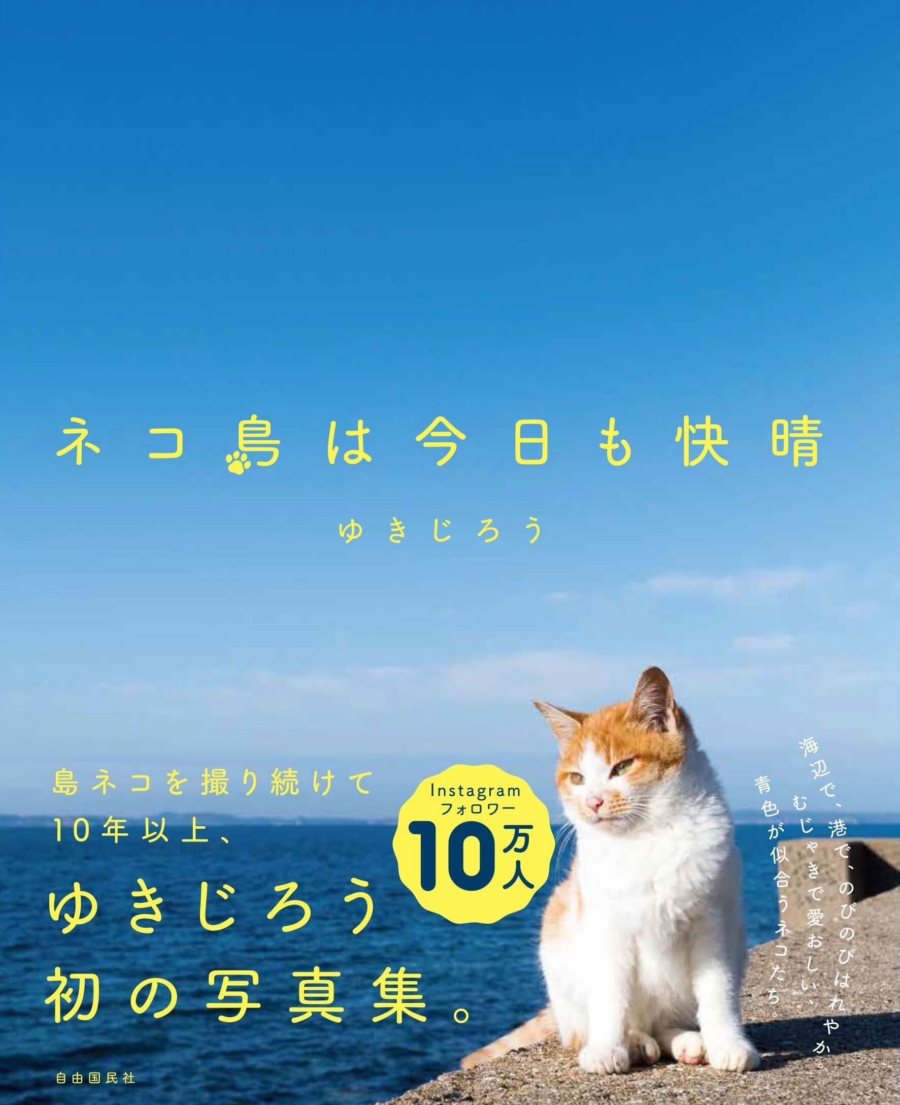 島で暮らす猫たちの日常を捉えた写真集『ネコ島は今日も快晴』 by ゆきじろう