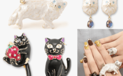 Anna Sui（アナスイ）から新作の猫アクセサリーが登場！黒猫とペルシャ猫をモチーフにした華やかなデザインにゃ