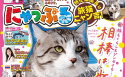 47都道府県を訪れた旅猫「ニャン吉」が巻頭グラビアで登場！ねこ雑誌『にゃっぷる』の第3弾が発売