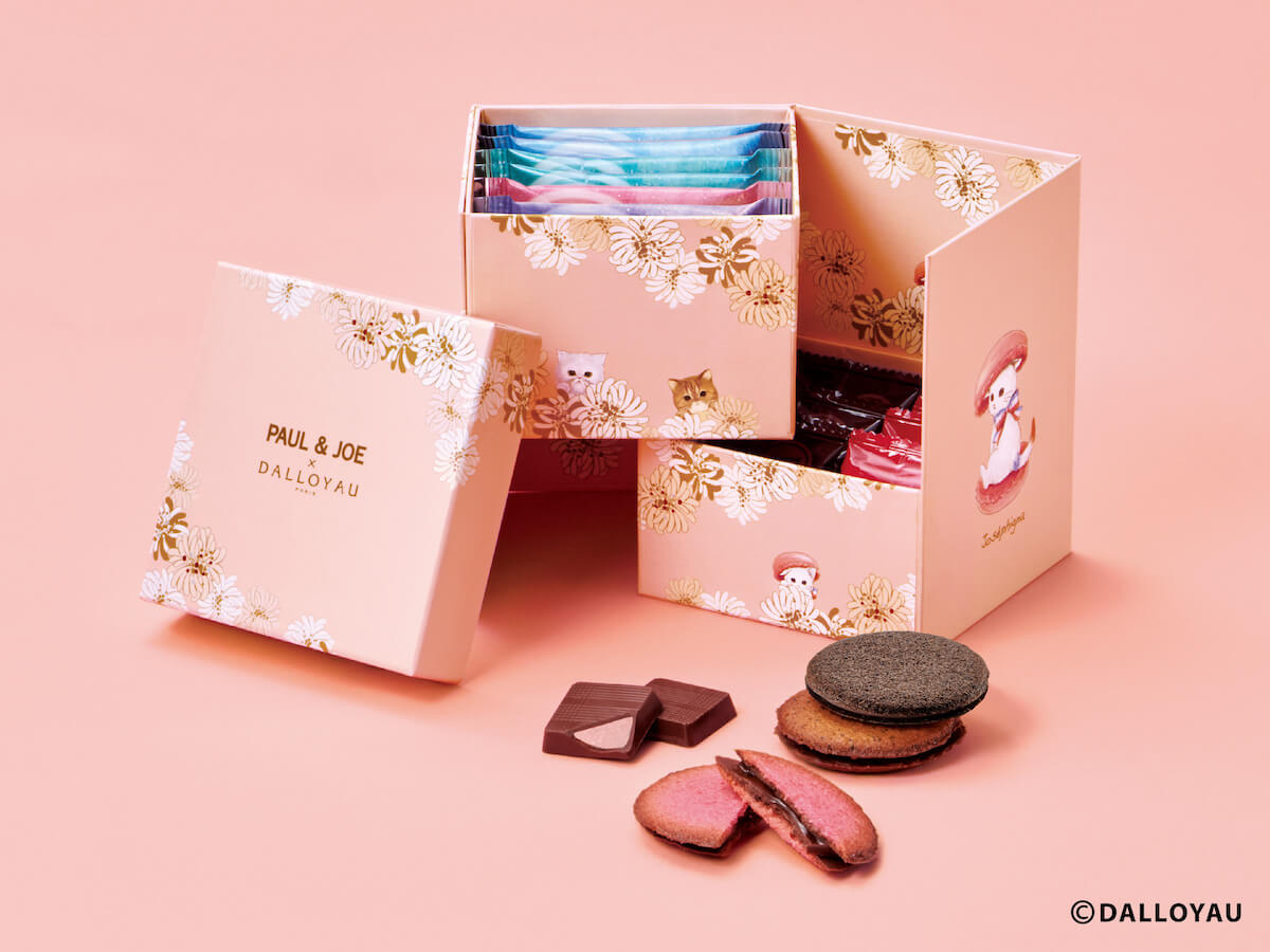 ショコラ＆キャラメルサンドクッキー『コフレ ミャオ』 by ダロワイヨ×ポールアンドジョーのコラボ商品