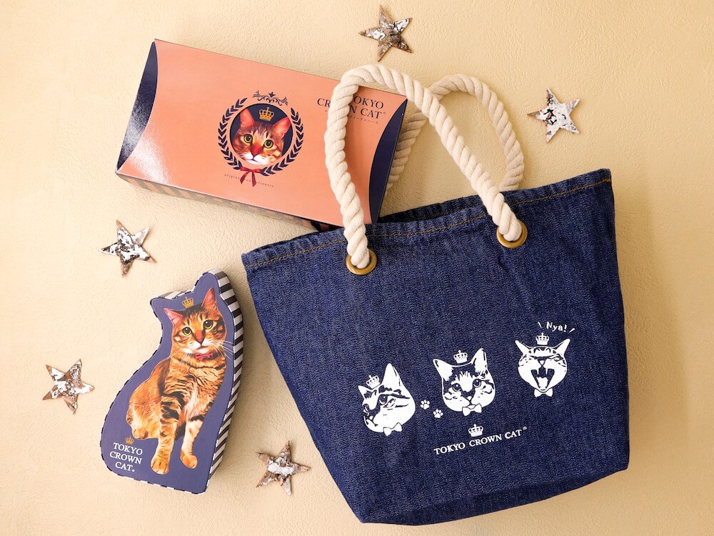 猫のバッグとお菓子のセット商品「Mr.TORAKICHIバッグ」セット内容 by TOKYO CROWN CAT