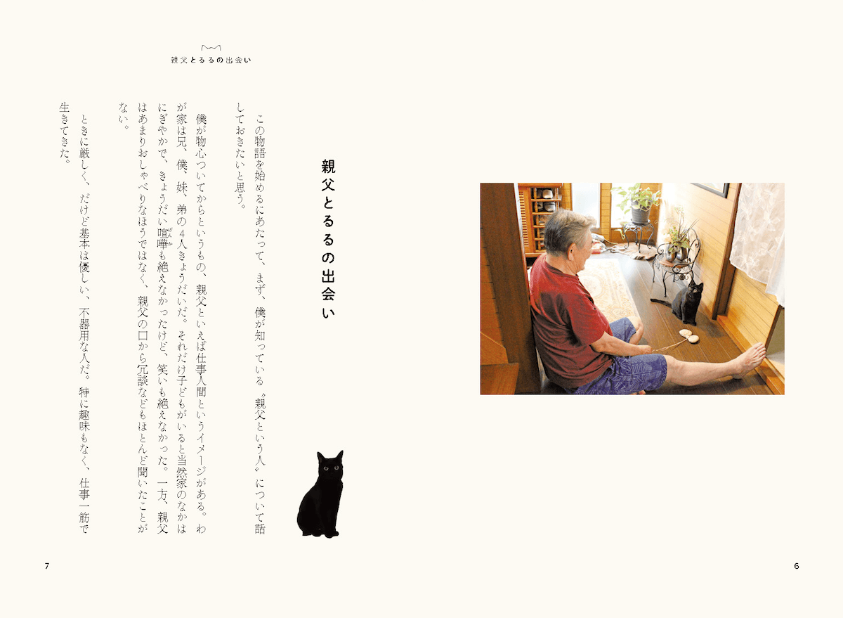 親父とるるの出会いについて紹介したページ by 『親父と猫　定年後に待っていた猫ライフ』