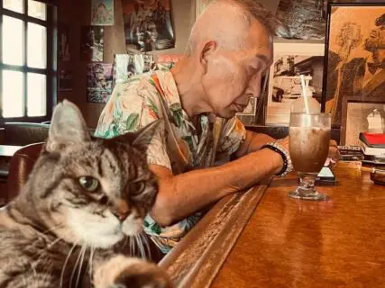 ビートきよしさんが猫とのツーショットを公開！もしかしてネコ好きなのか？実際に聞いてみた→猫を前にした時の意外な行動も判明