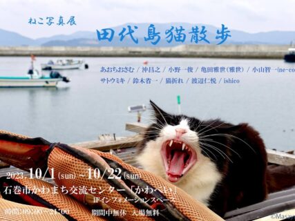 住民よりも猫が多い島、田代島の猫写真展が10月よりスタート！沖昌之さんらの作品を展示→島で暮らすネコの名前や家系図を紹介するコーナーも