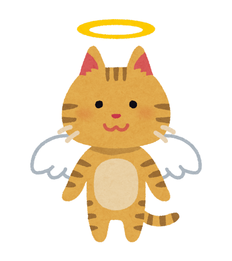 猫の天使のイメージイラスト