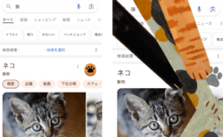 Googleの隠しコマンドに「猫」が追加されていた！検索画面に猫の手が現れるギミックが面白い