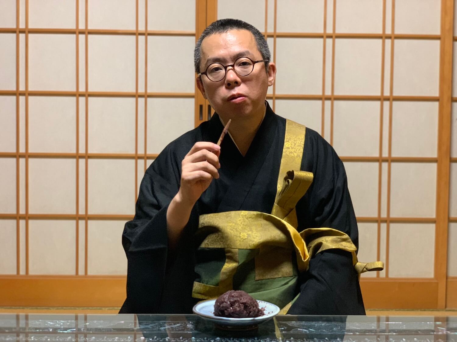 浄土真宗本願寺派「永明寺」の住職、松崎智海（まつざきちかい）さん